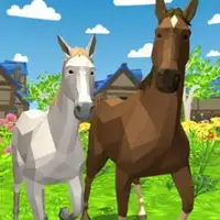 Horse Simulator 3D Game - Play the immersive Horse Simulator 3D game online at gamespluto.github.io. Explore vast fields, gallop across open terrain, and experience life as a horse in this realistic simulation game.
